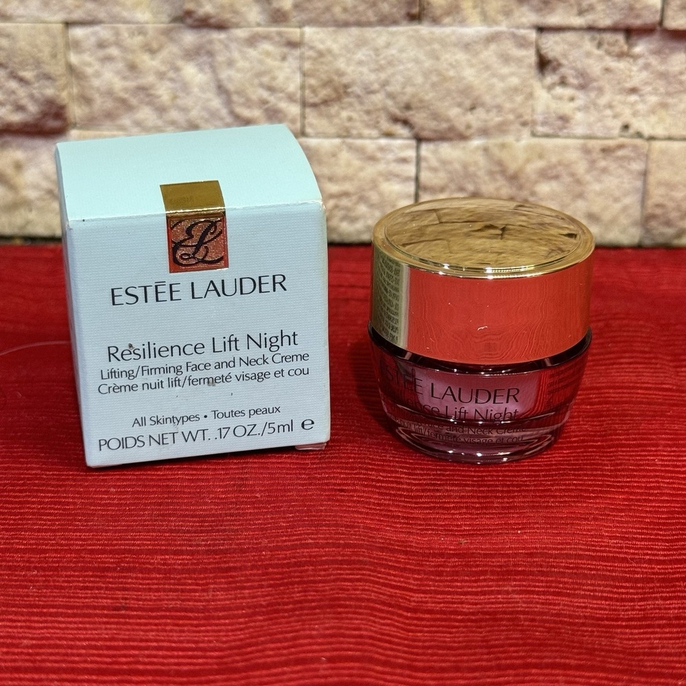 Estee Lauder Resilience Lift Night Firming Sculpting Face & Neck Creme 0.5oz NOS